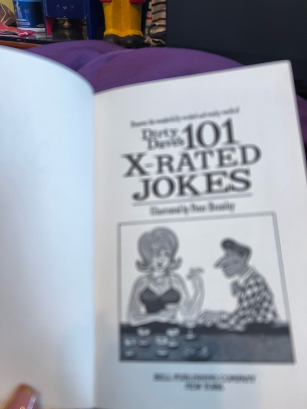 101 X-Rated Jokes Paperback Book - Red Cover